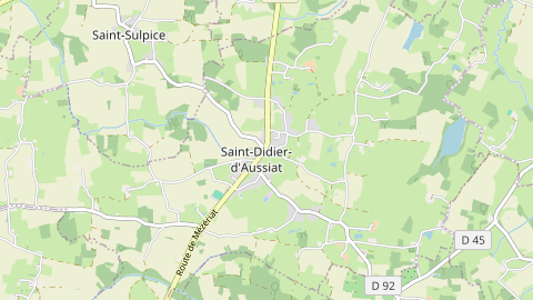Carte de localisation de l'évènement