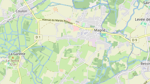 Carte de localisation de l'évènement