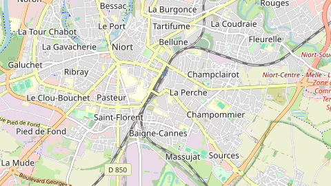 Carte de localisation de l'évènement