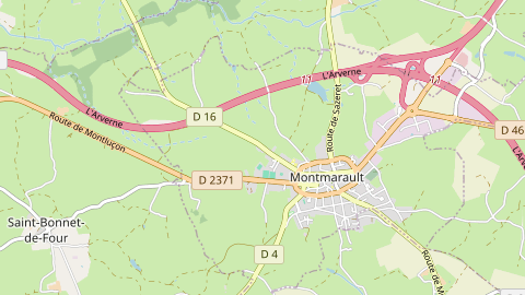 Carte de localisation de l'évènement