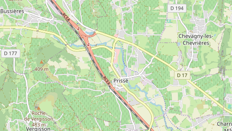 Carte de localisation de l'évènement