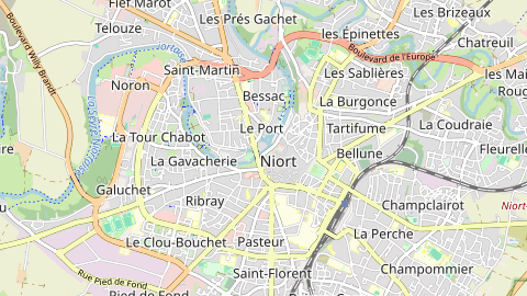 Carte de localisation de l'évènement