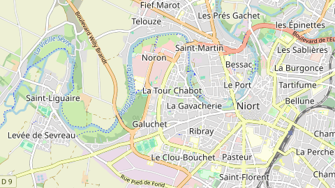 Carte de localisation de l'évènement