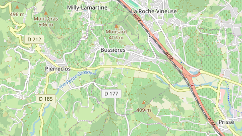 Carte de localisation de l'évènement