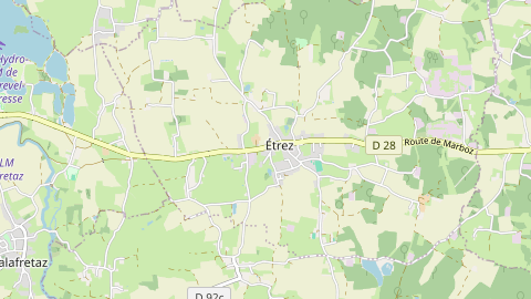 Carte de localisation de l'évènement
