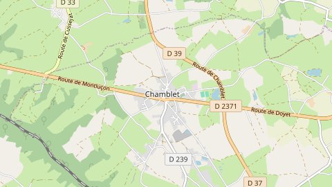 Carte de localisation de l'évènement