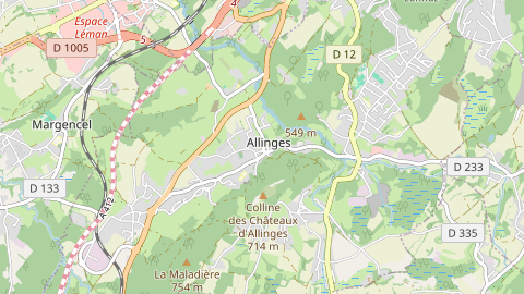 Carte de localisation de l'évènement