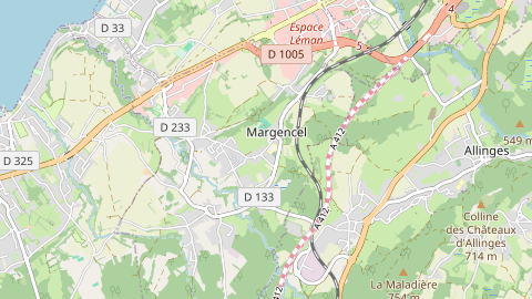 Carte de localisation de l'évènement