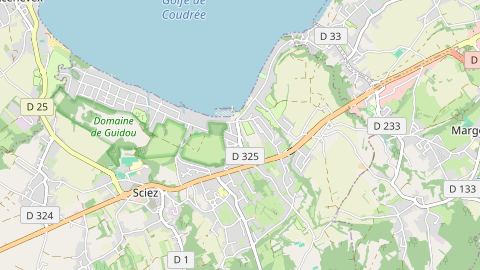 Carte de localisation de l'évènement