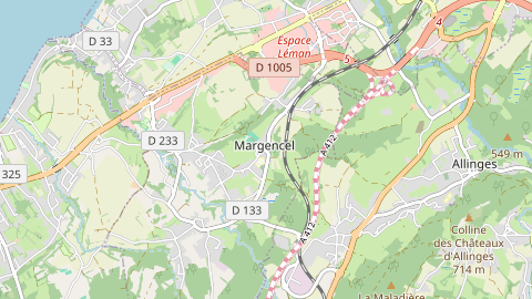 Carte de localisation de l'évènement
