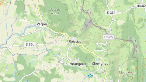 Carte de localisation de l'évènement