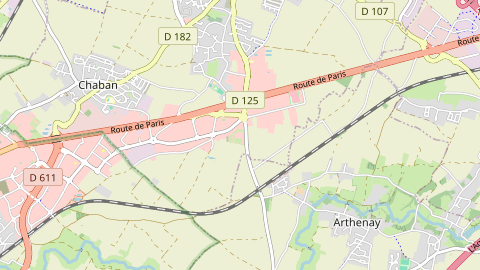 Carte de localisation de l'évènement