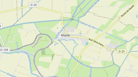 Carte de localisation de l'évènement