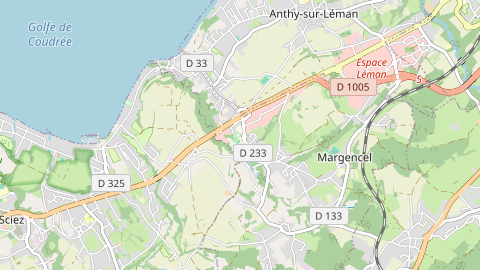 Carte de localisation de l'évènement