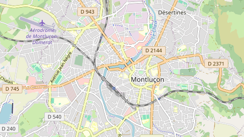 Carte de localisation de l'évènement