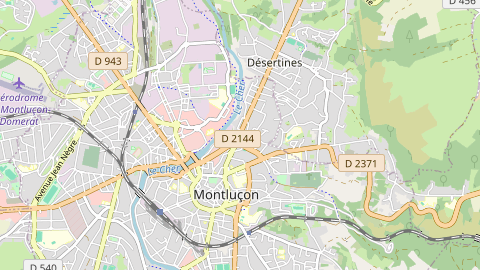 Carte de localisation de l'évènement