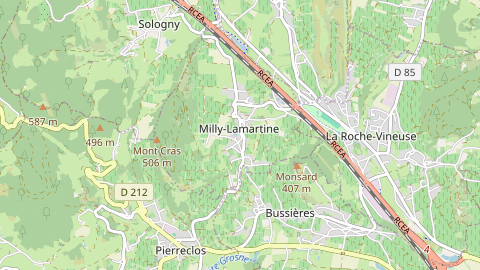 Carte de localisation de l'évènement
