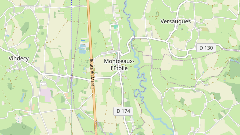 Carte de localisation de l'évènement