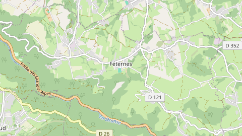 Carte de localisation de l'évènement