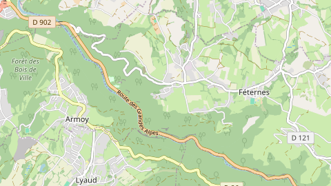 Carte de localisation de l'évènement