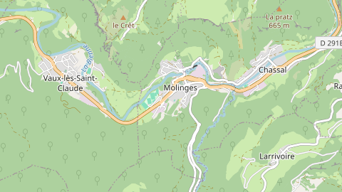 Carte de localisation de l'évènement