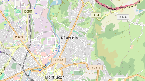 Carte de localisation de l'évènement