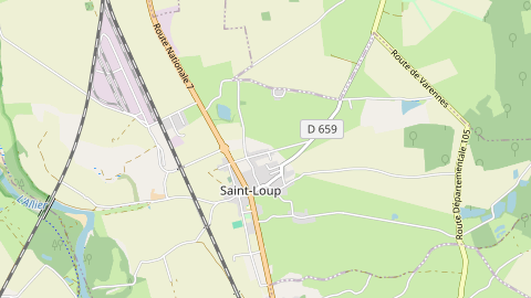 Carte de localisation de l'évènement