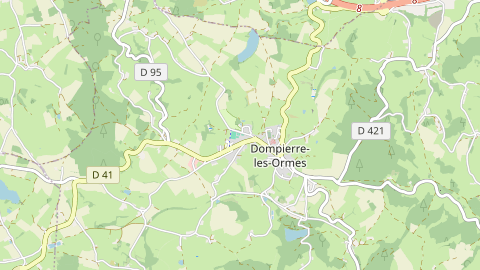 Carte de localisation de l'évènement
