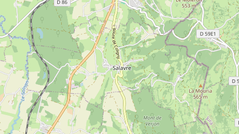 Carte de localisation de l'évènement