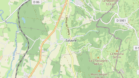 Carte de localisation de l'évènement