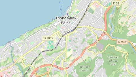 Carte de localisation de l'évènement