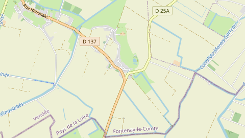 Carte de localisation de l'évènement