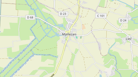 Carte de localisation de l'évènement