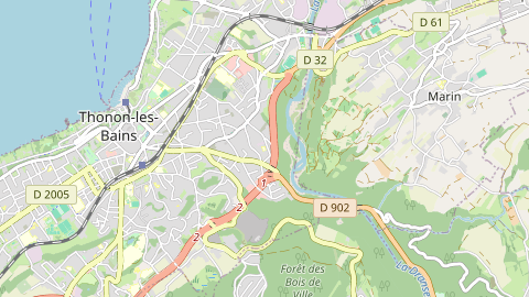 Carte de localisation de l'évènement