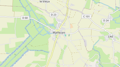 Carte de localisation de l'évènement
