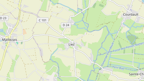 Carte de localisation de l'évènement