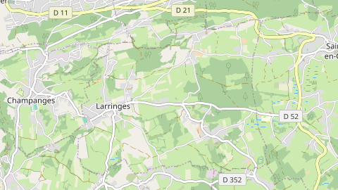 Carte de localisation de l'évènement
