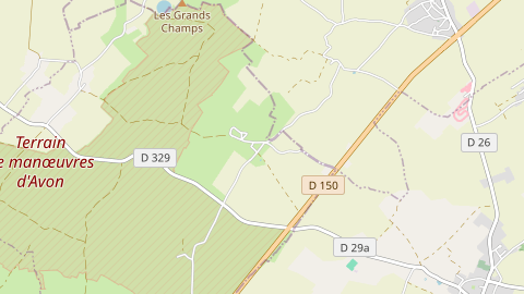 Carte de localisation de l'évènement