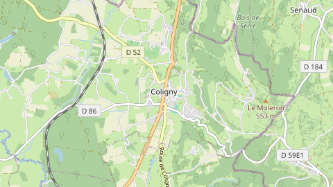Carte de localisation de l'évènement