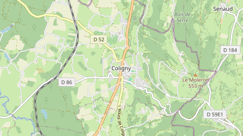 Carte de localisation de l'évènement