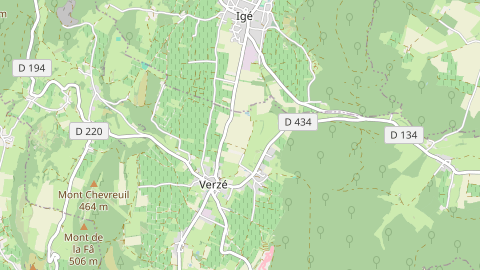 Carte de localisation de l'évènement