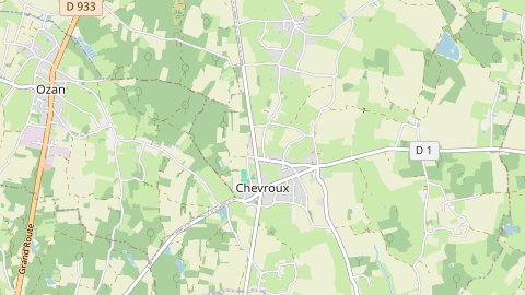 Carte de localisation de l'évènement