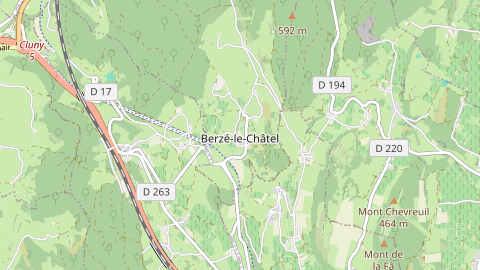 Carte de localisation de l'évènement