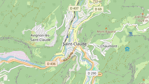 Carte de localisation de l'évènement