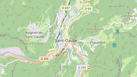 Carte de localisation de l'évènement