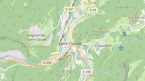Carte de localisation de l'évènement