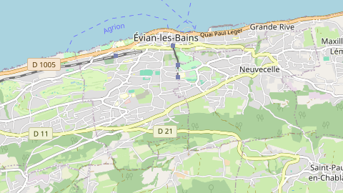 Carte de localisation de l'évènement