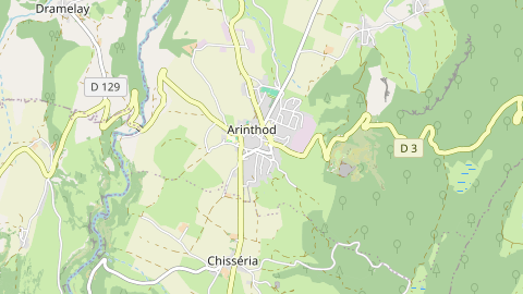 Carte de localisation de l'évènement