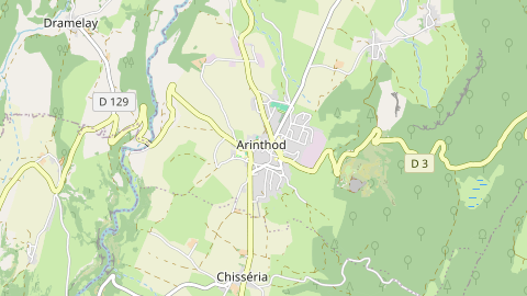 Carte de localisation de l'évènement