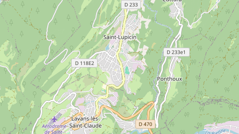 Carte de localisation de l'évènement
